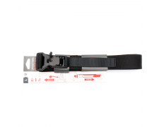 Ремень брючный (ДОЛГ) Флекс до 100 см (Black) M